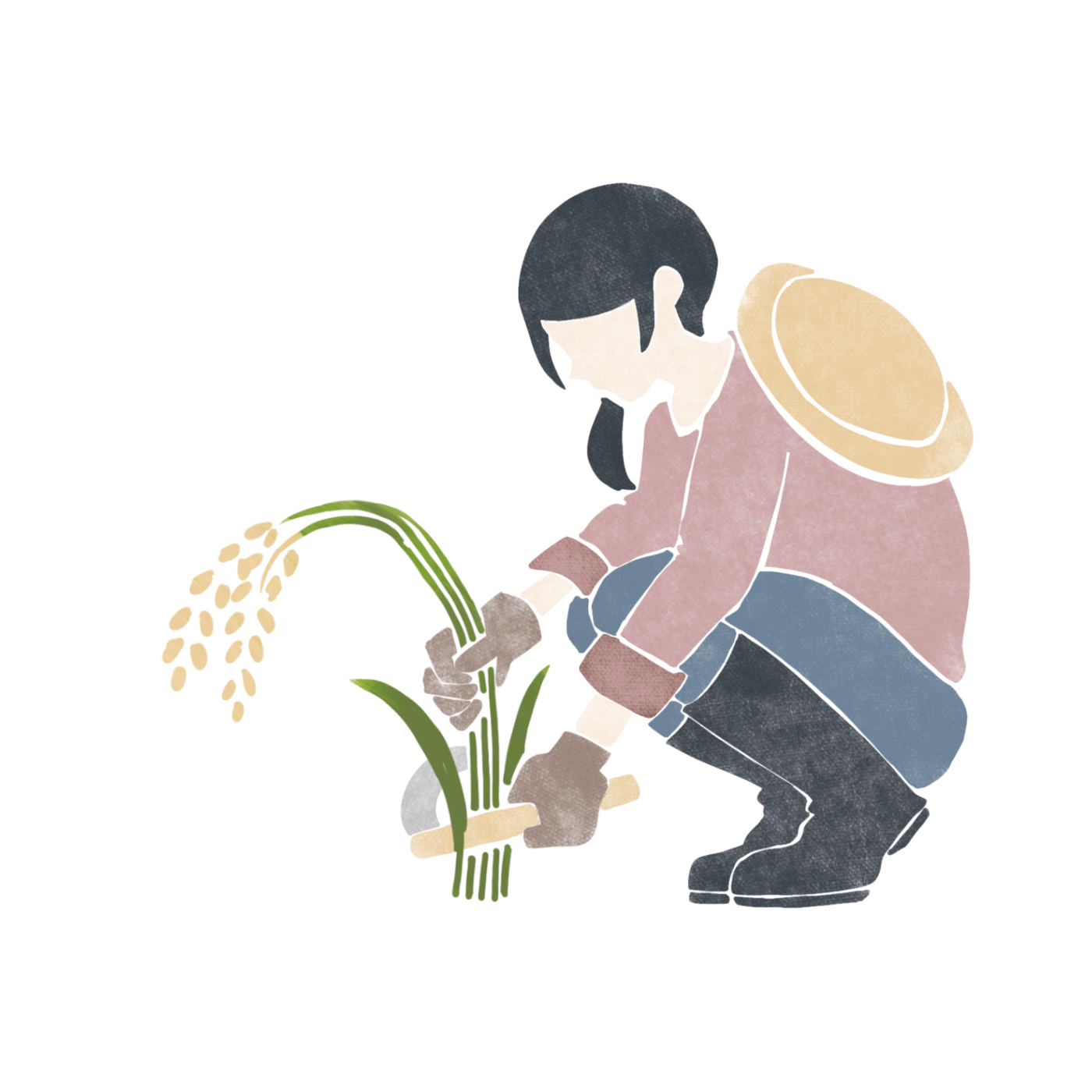 農作業をする人のイラスト2